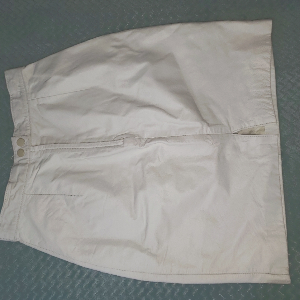 Vintage 1980s Leather Skirt